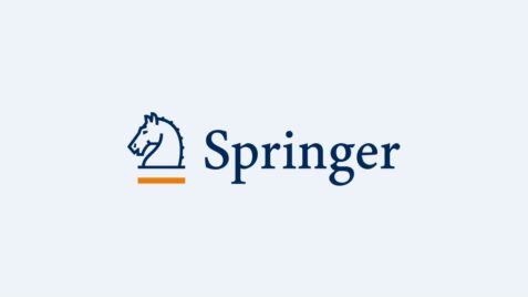 the logo for springer