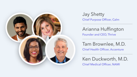 a group of people are shown in a circle