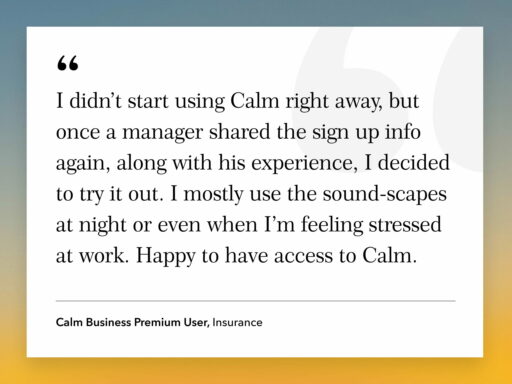 a quote from calm business premium insurance