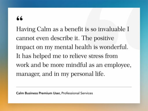 a quote on mental health is shown in white