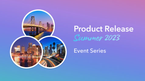 the product release banner for the event series