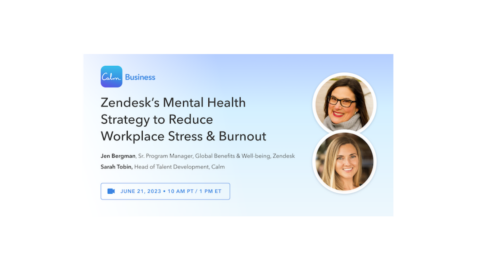 two headshots of women with the words, zenderks's mental health strategy to reduce