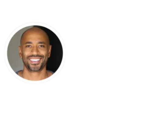 a man smiling with the words chibs okereke