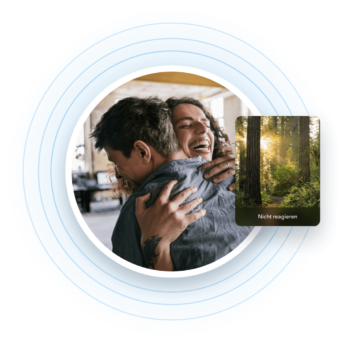 a man holding a woman in his arms