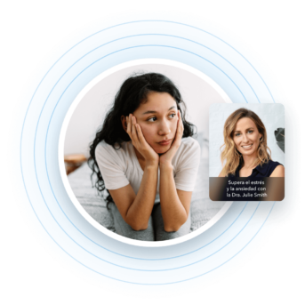 a woman with her hand on her face