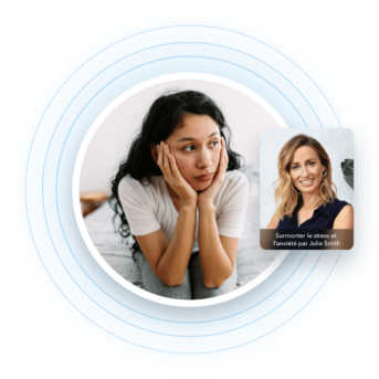 a woman with her hand on her face