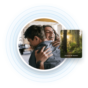 a man holding a woman in his arms