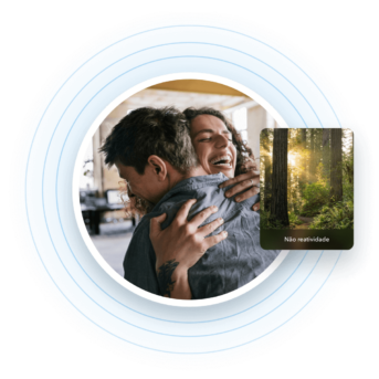 a man holding a woman in his arms