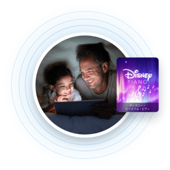 a man and a little girl looking at a tablet