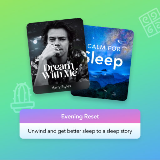 a couple of cards that are next to each other