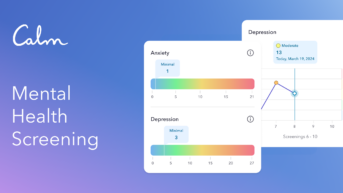 a screenshot of a calendar with a rainbow background