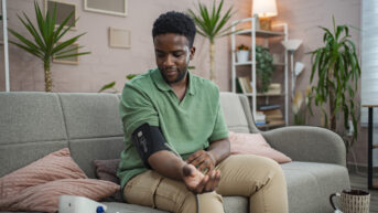 man with hypertension