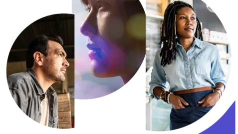 a man and a woman standing next to each other