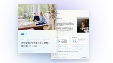 a brochure for a mental health center