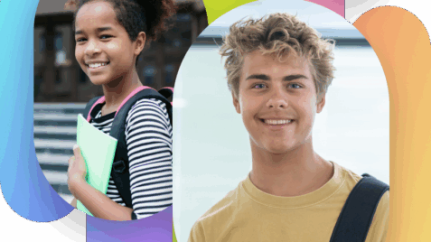 a couple of people that are smiling for the camera