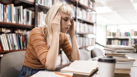 struggling college student